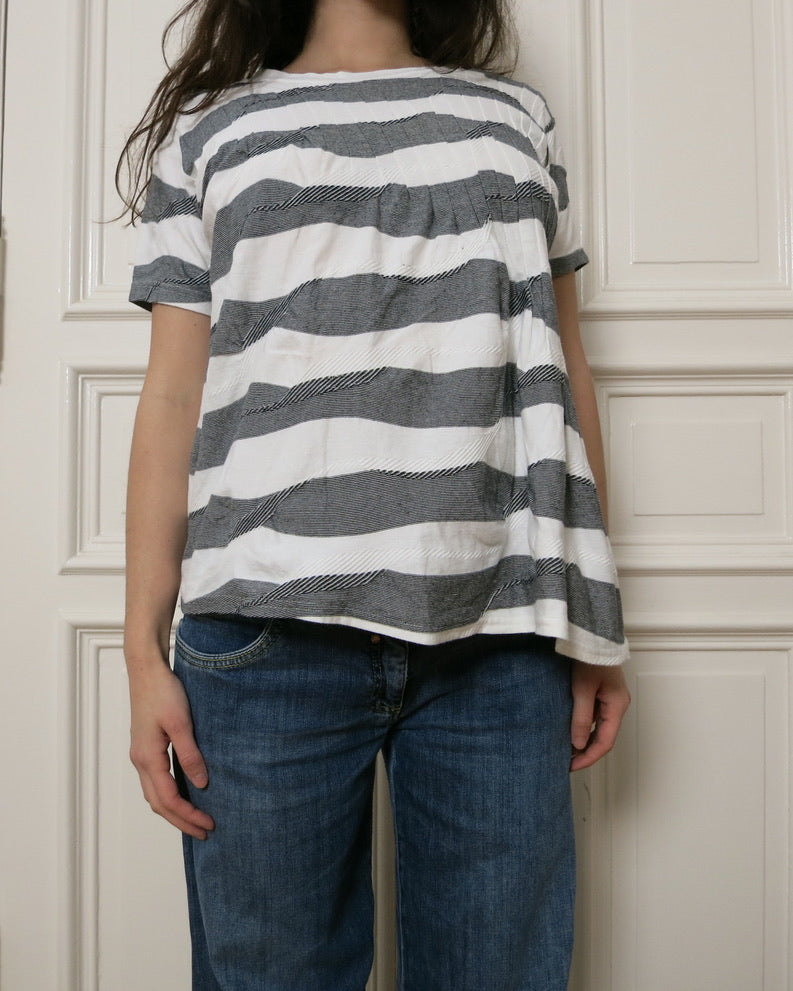gomme gathered t-shirt