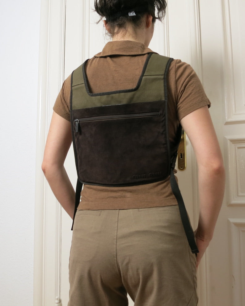 Miu Miu chest rig backpack