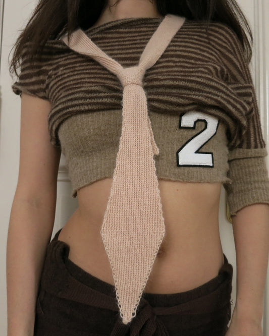 Natascha Domino knit tie