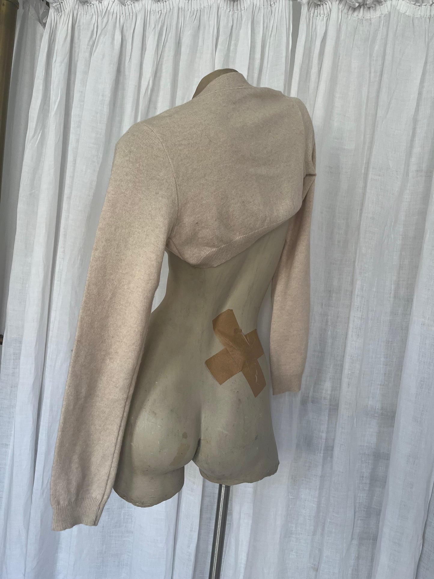 Beige cachemire bolero