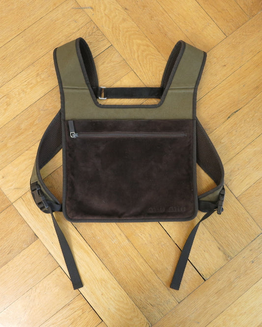 Miu Miu chest rig backpack