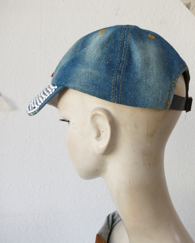 Bedazzled Union Jack cap