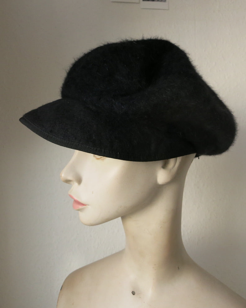Alberta Ferretti angora cap