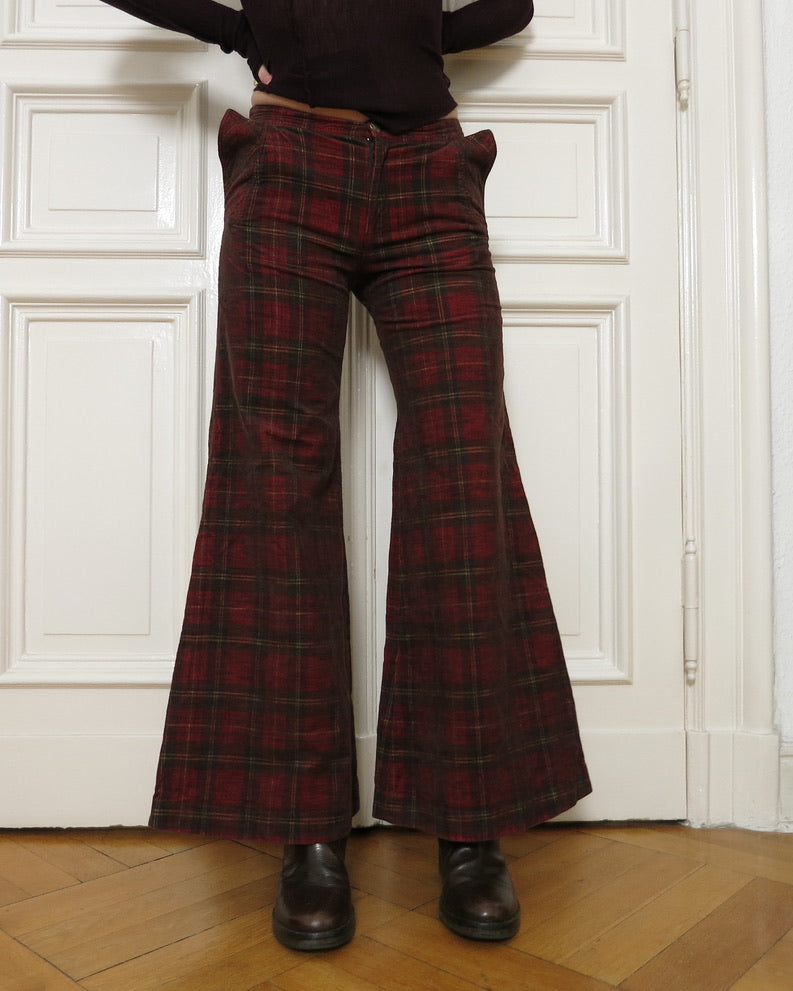 Tartan flares
