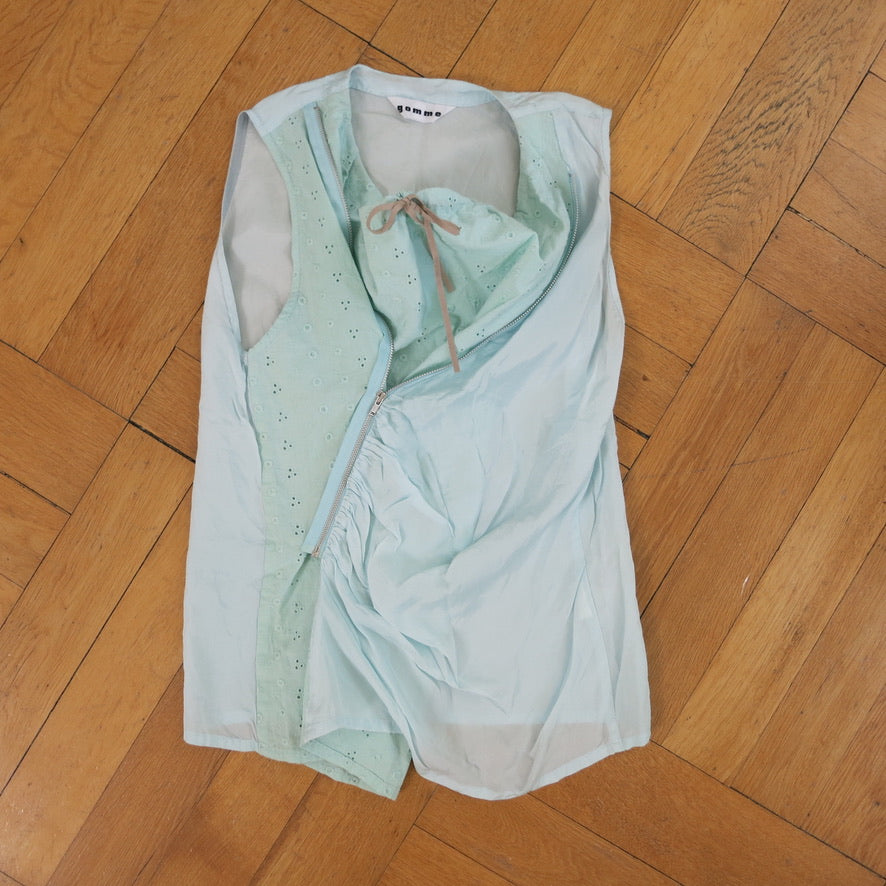 gomme turquoise top