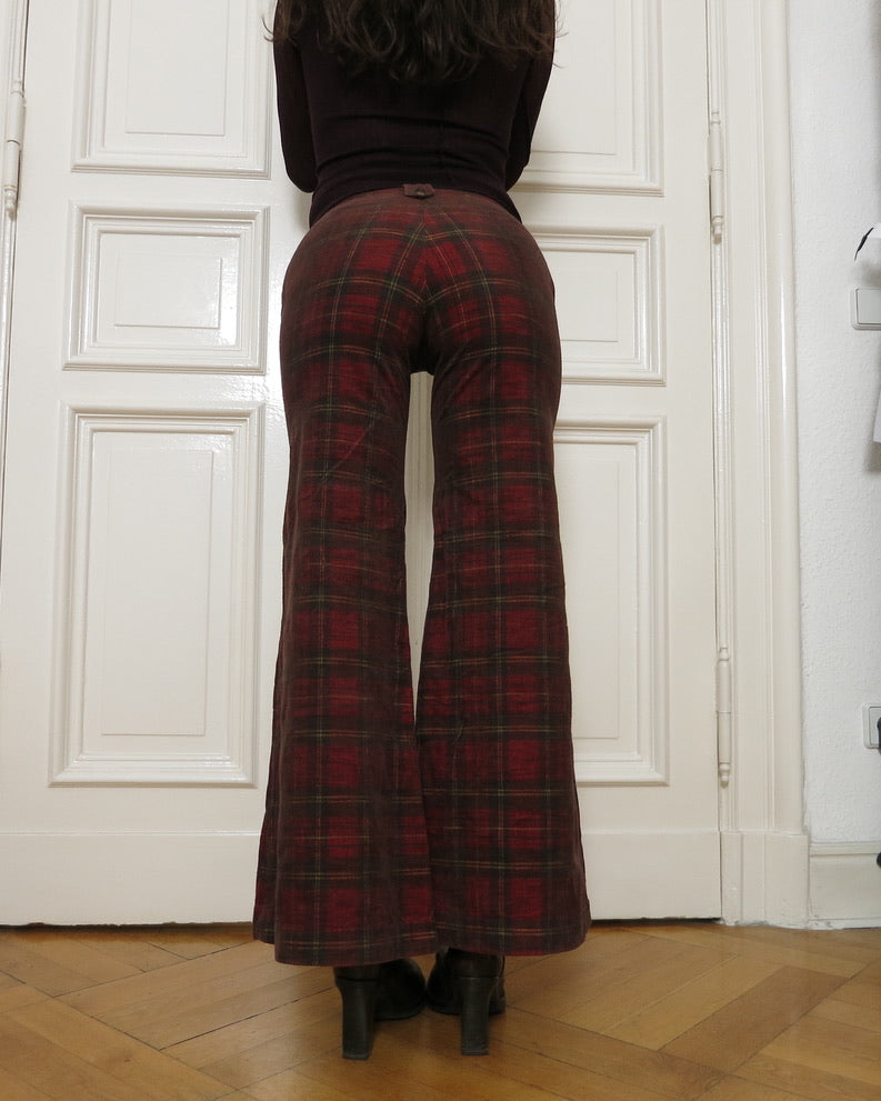 Tartan flares
