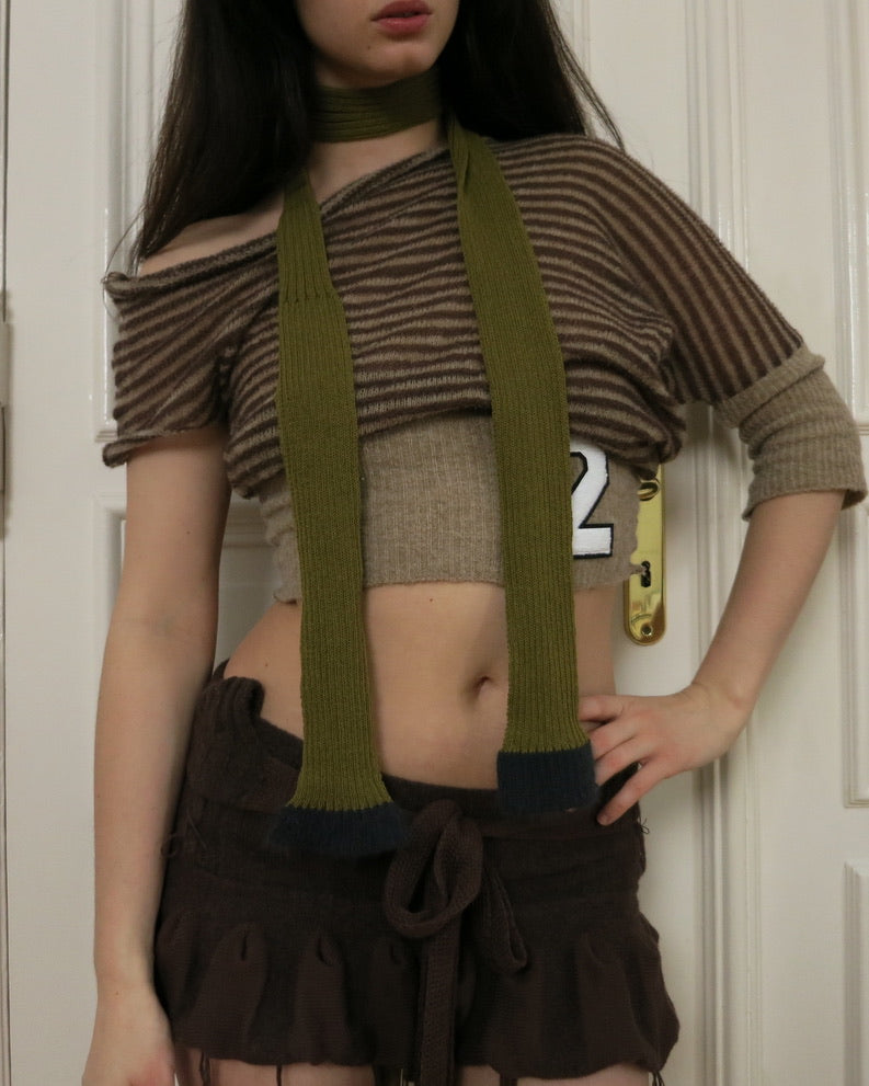 Natascha Domino skinny scarf