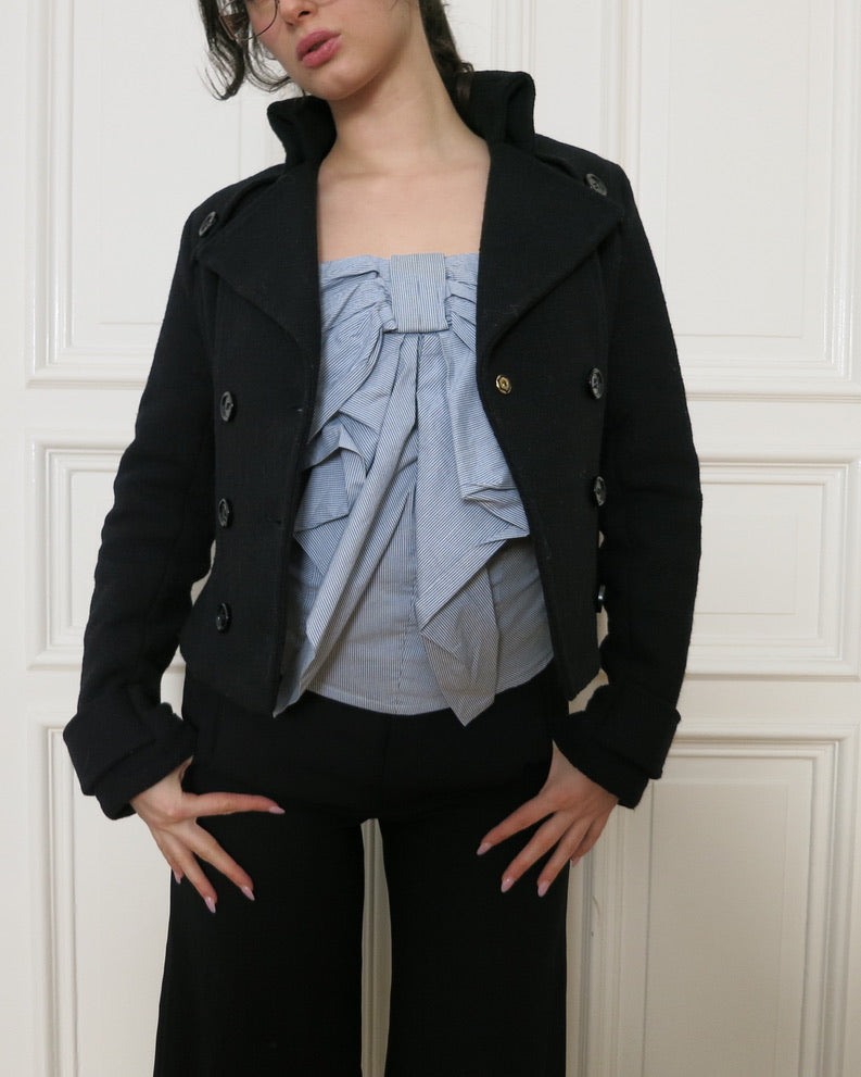 Snatched peacoat