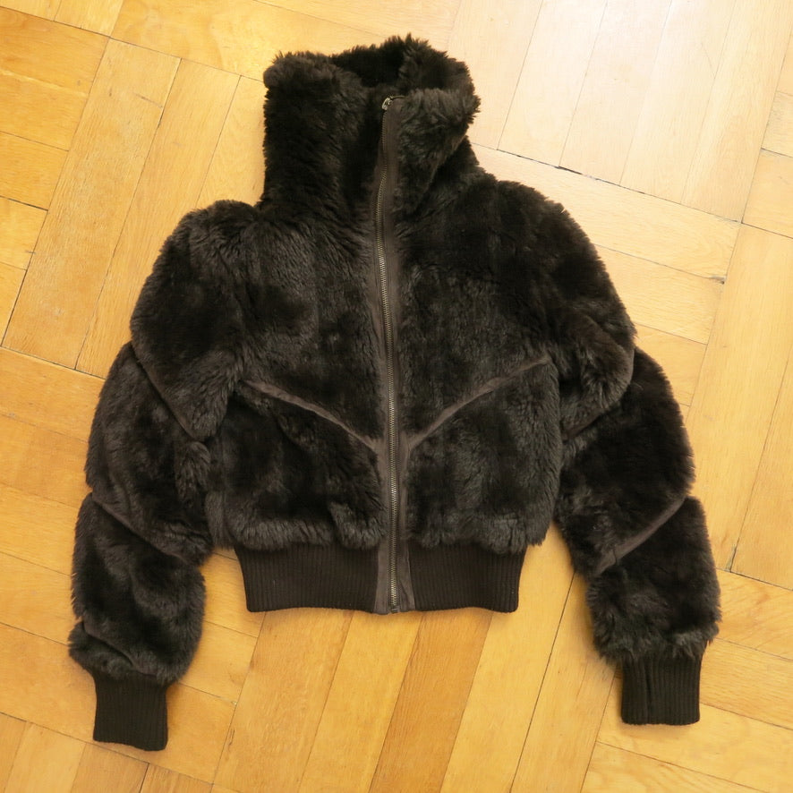 Faux fur jacket