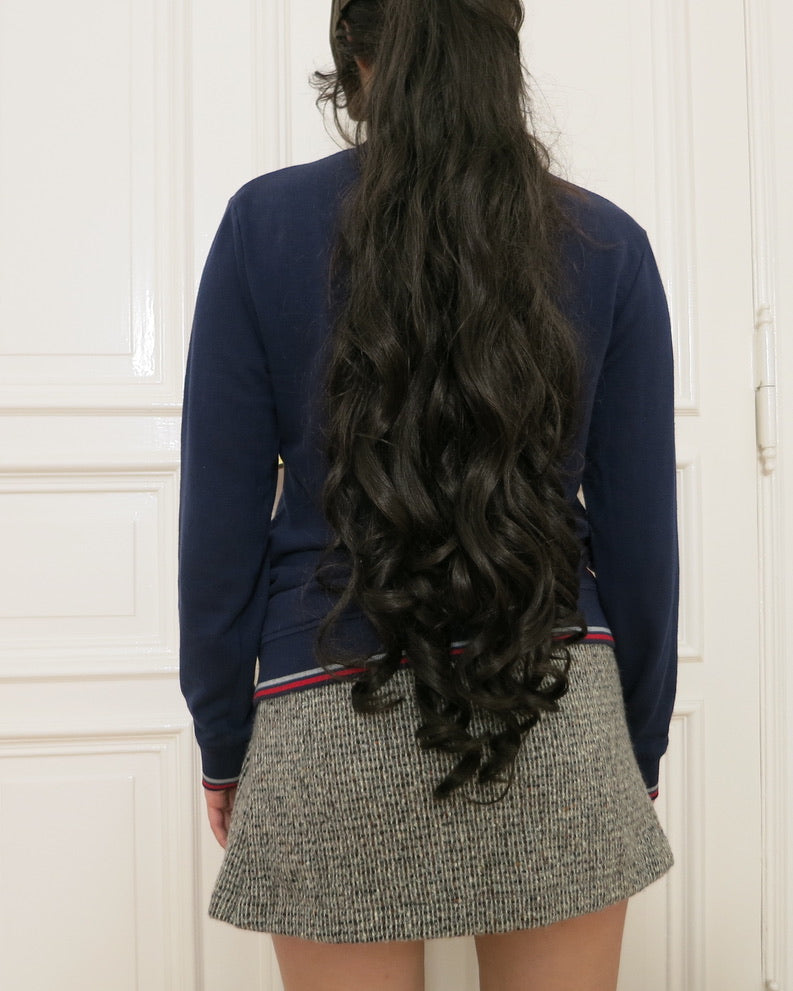 Union jack zipper cardigan