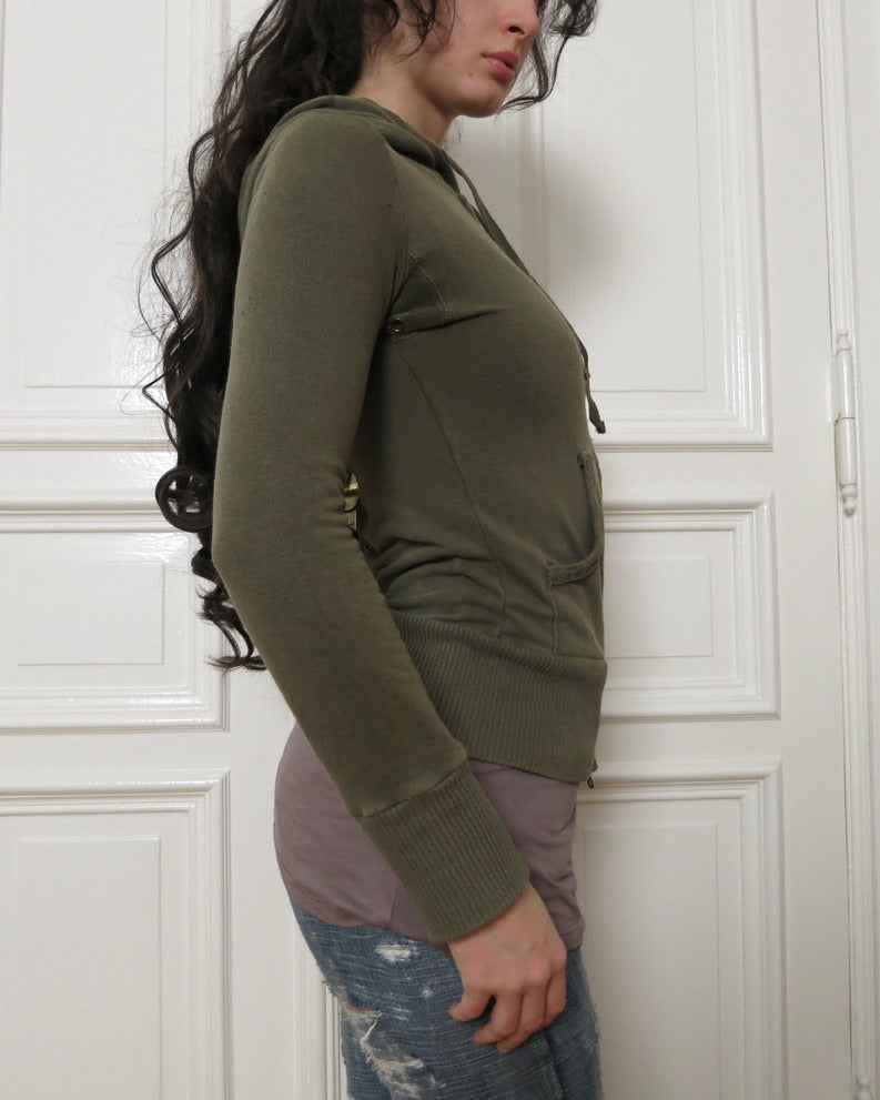 Cropped hoodie