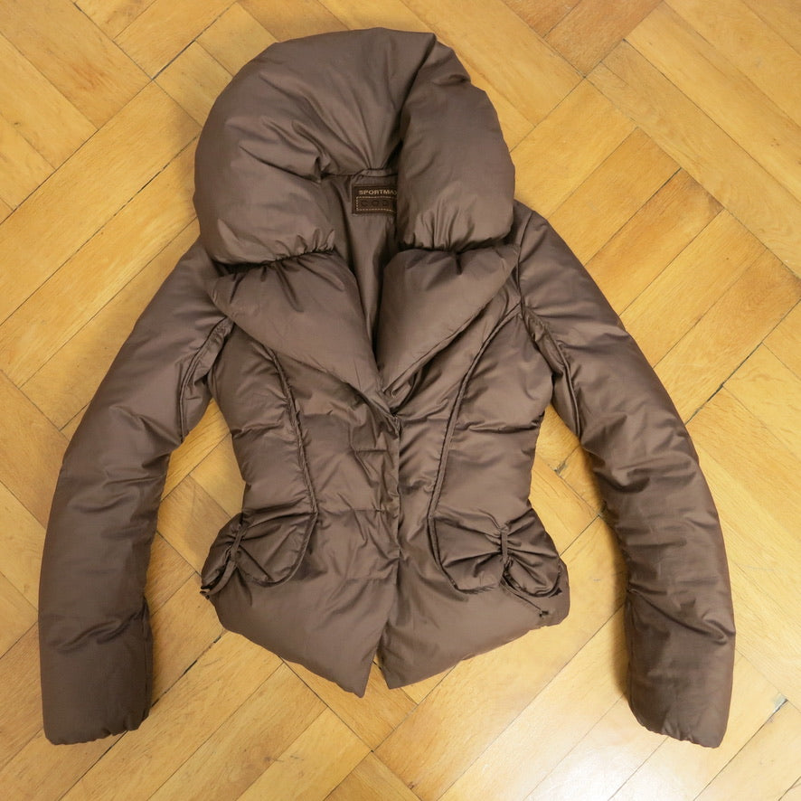 Brown down puffer