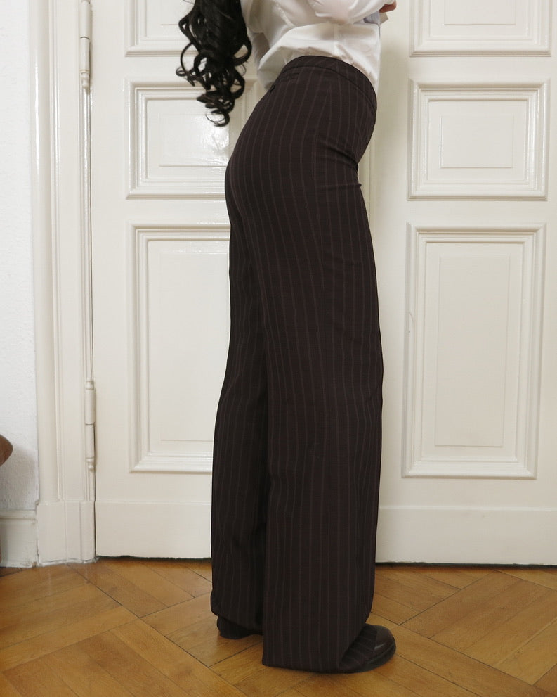 Pinstripe trousers