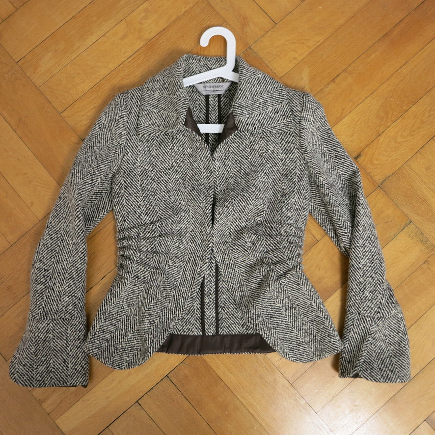 Wool and cashmere blazer