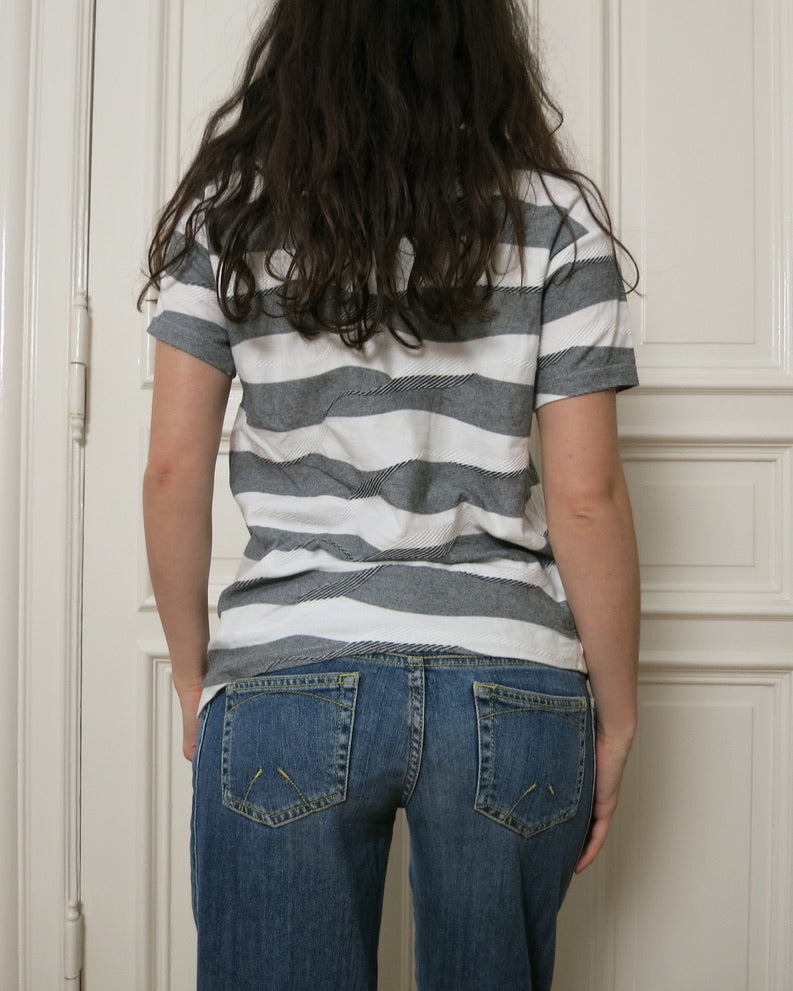 gomme gathered t-shirt