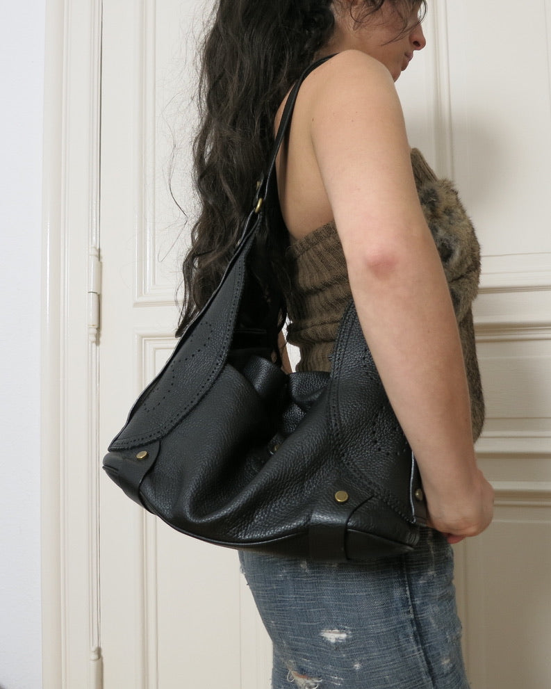 Gaetano Navarra leather handbag