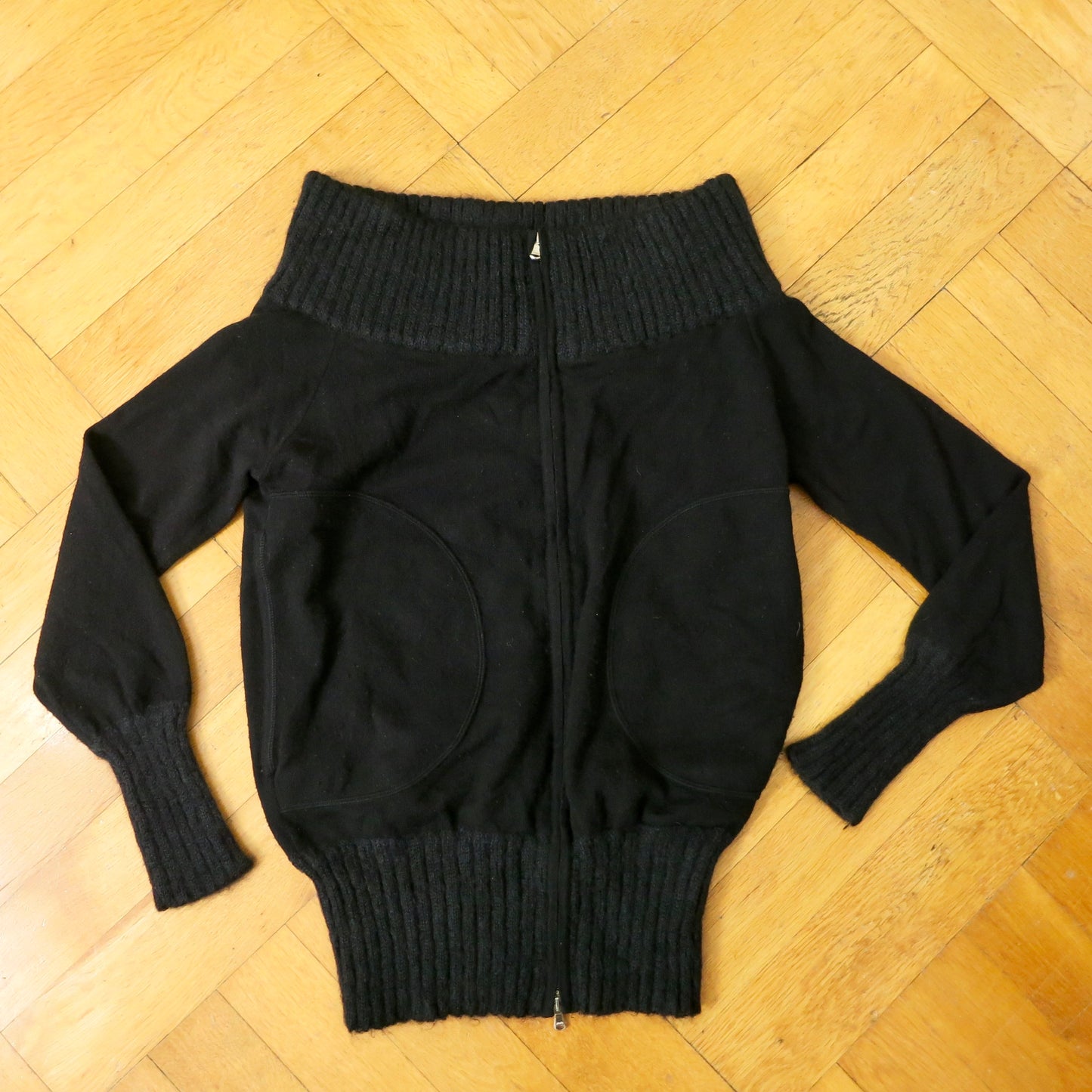 Balletcore cashmere zipper