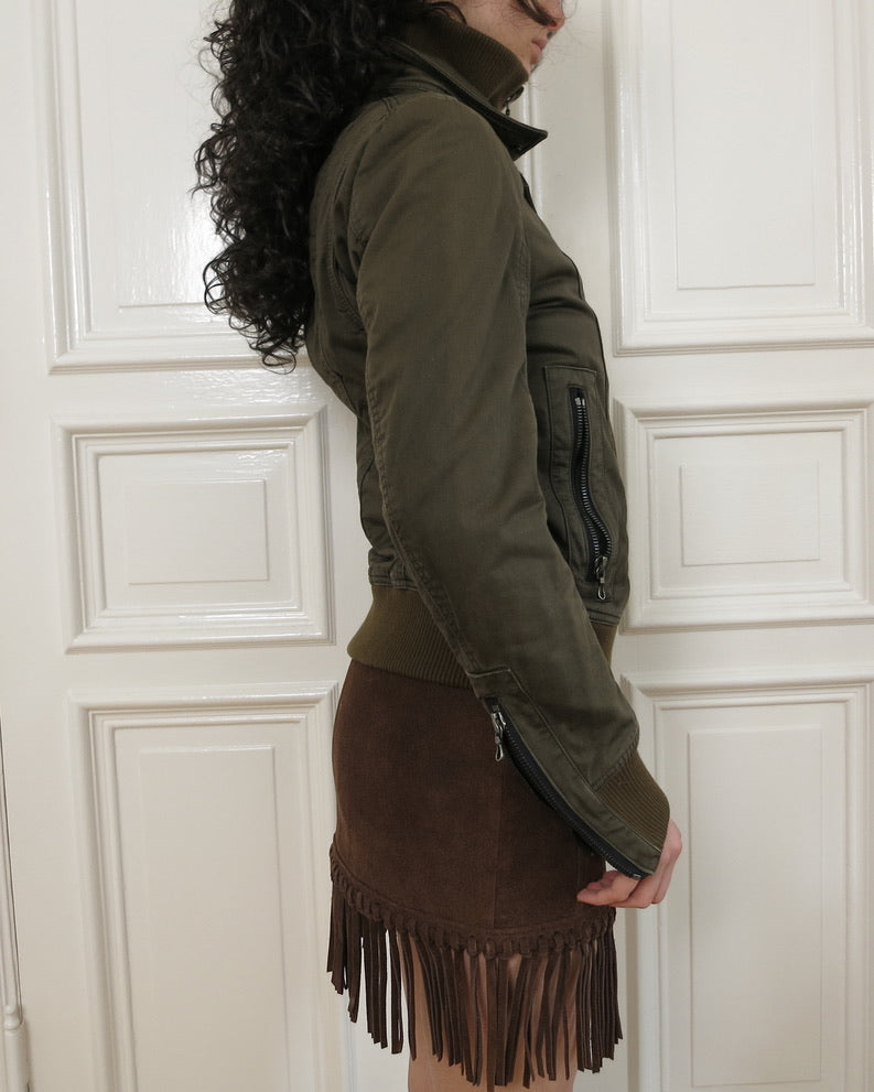 Shellac flight jacket