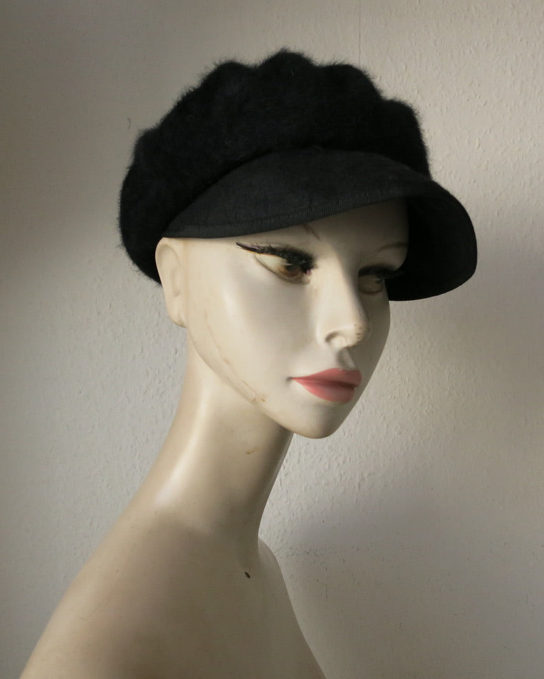 Alberta Ferretti angora cap