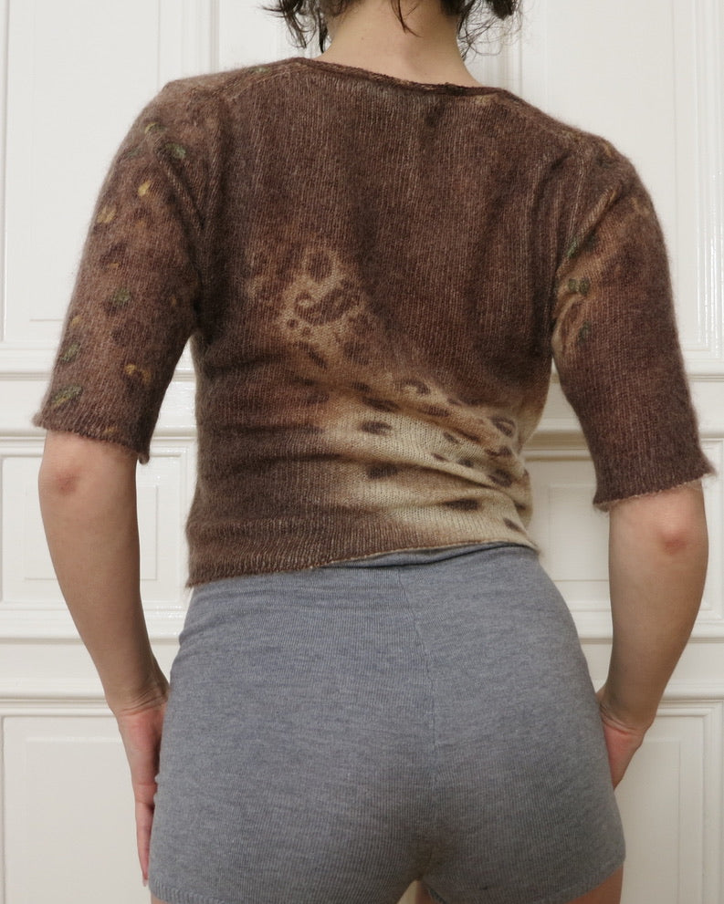 Mohair blend cardigan