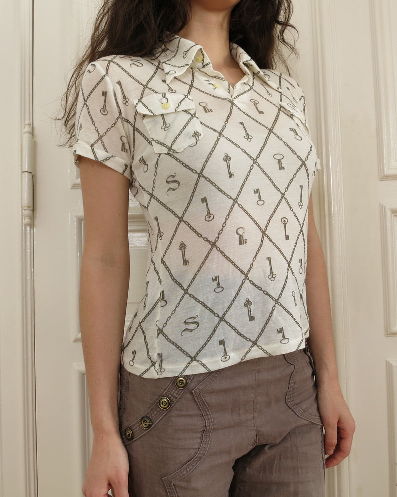 Key print polo