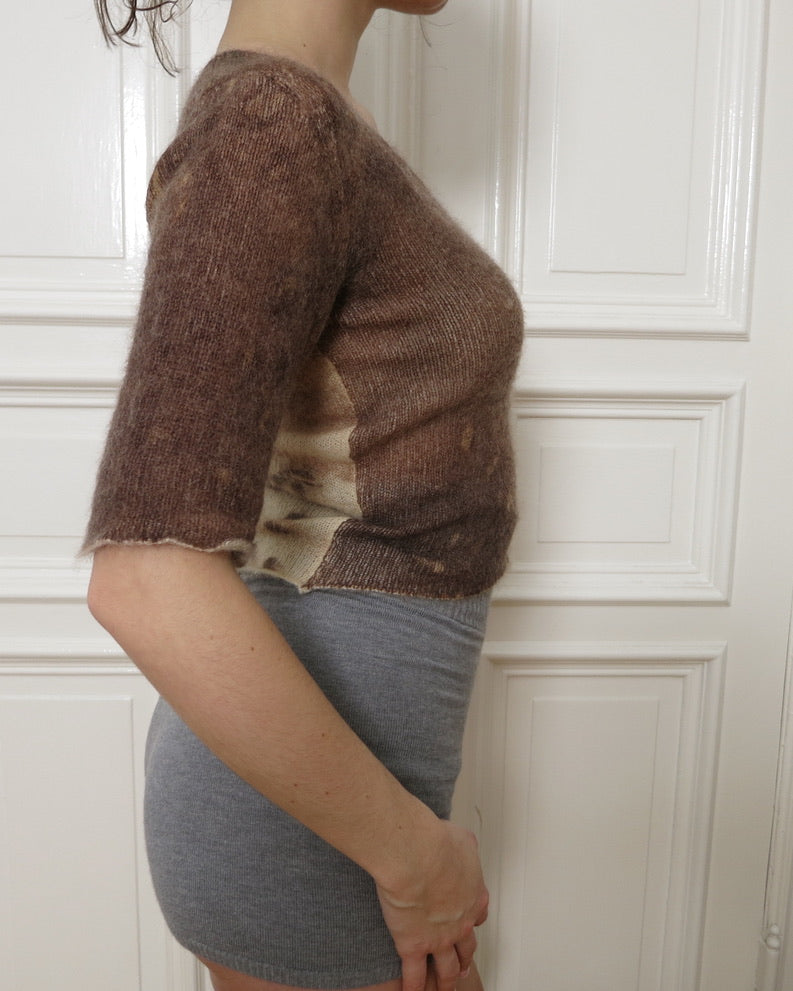 Mohair blend cardigan