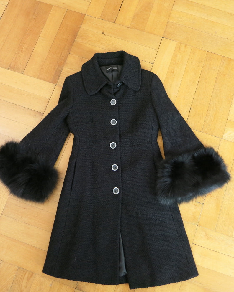 Chic wool-blend coat