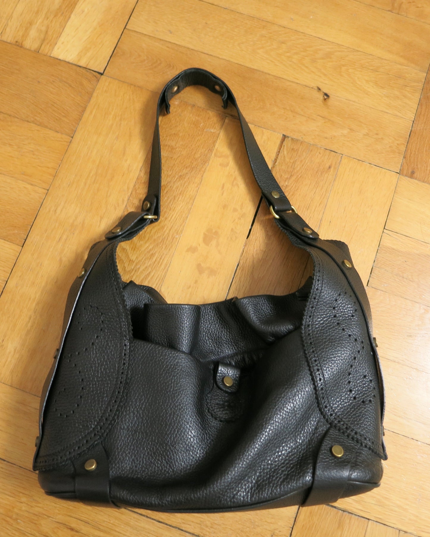 Gaetano Navarra leather handbag