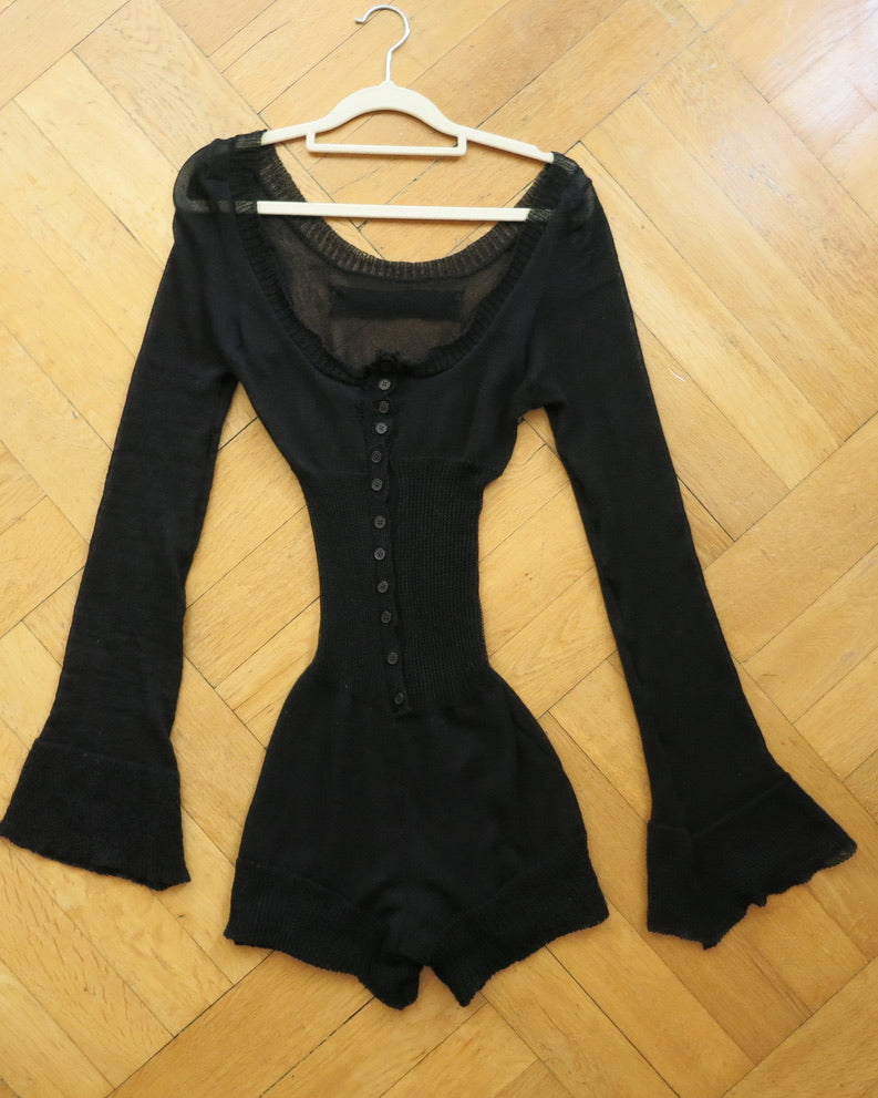 eithne padraigin ni bhraonain - black longsleeve onesie