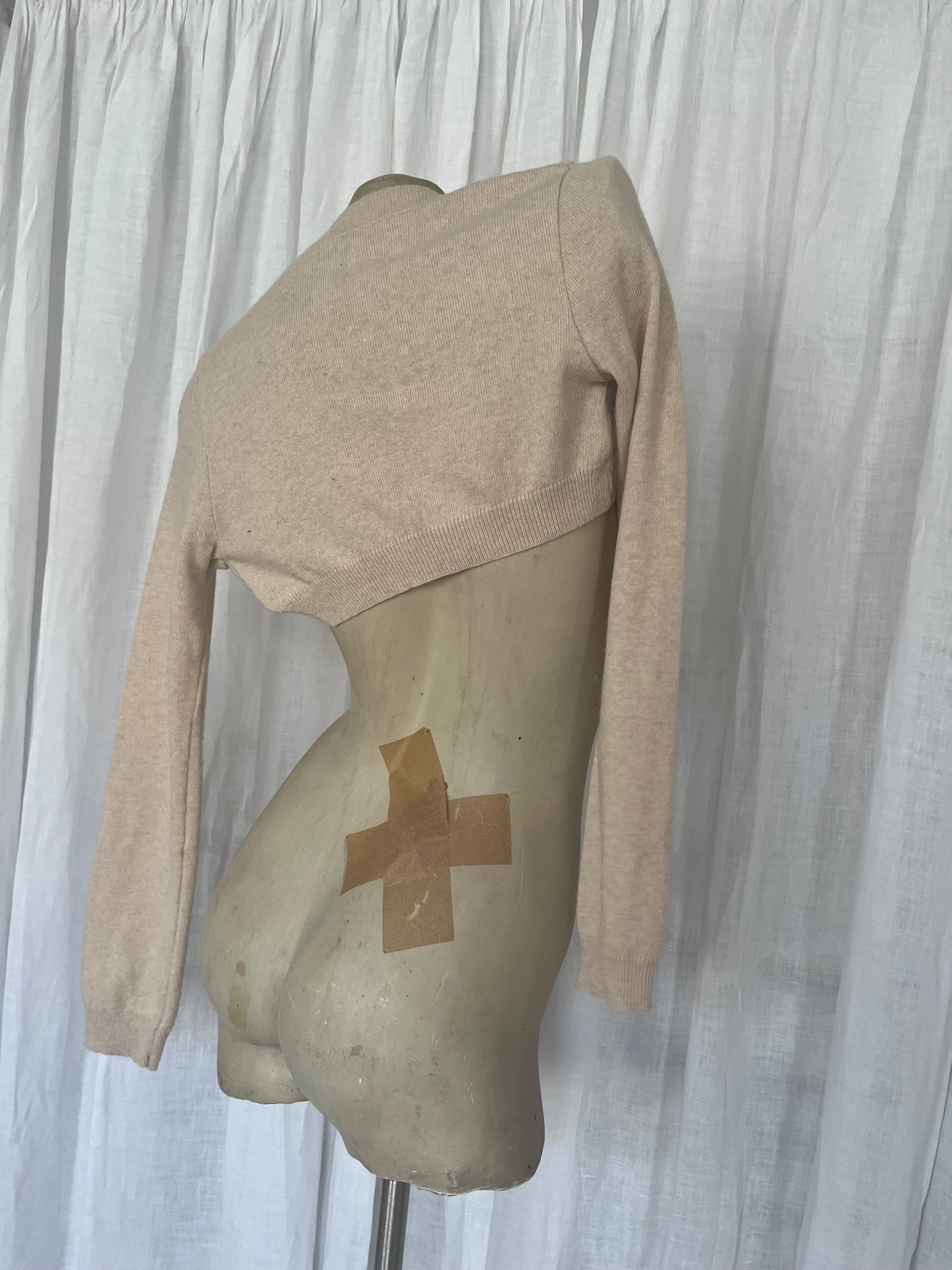 Beige cachemire bolero