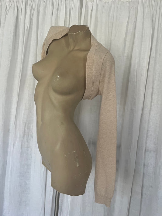 Beige cachemire bolero