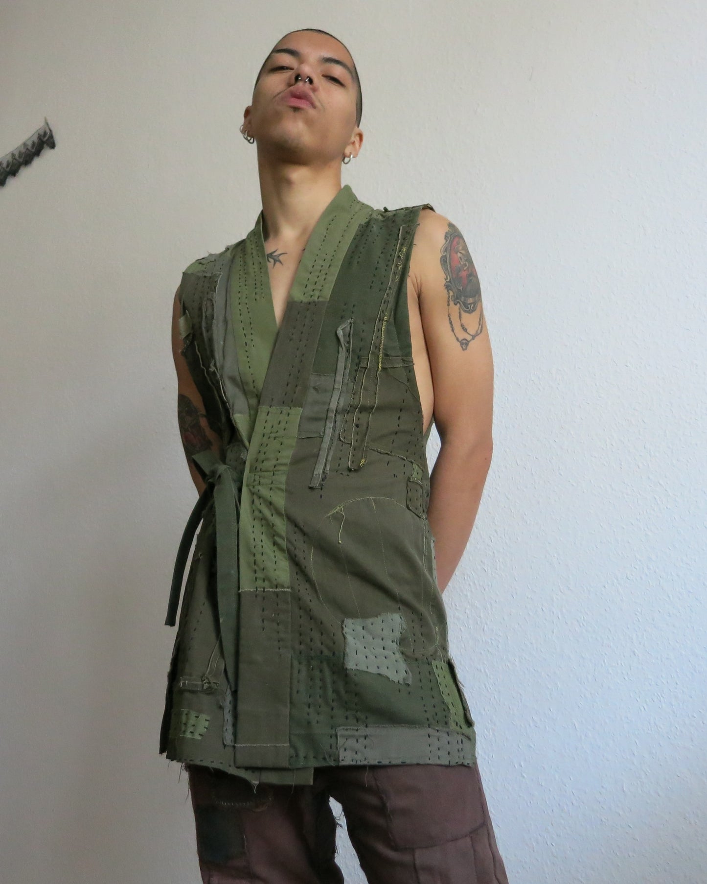 michael remnants vest/dress