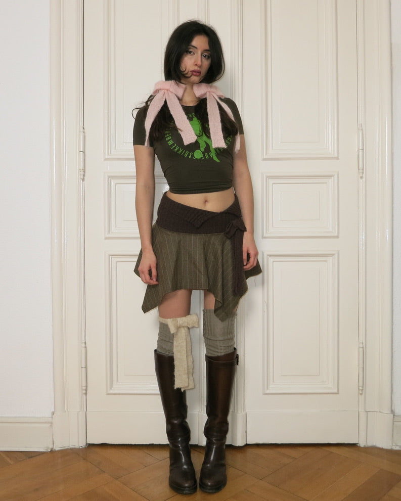 Natascha Domino mohair ribbon