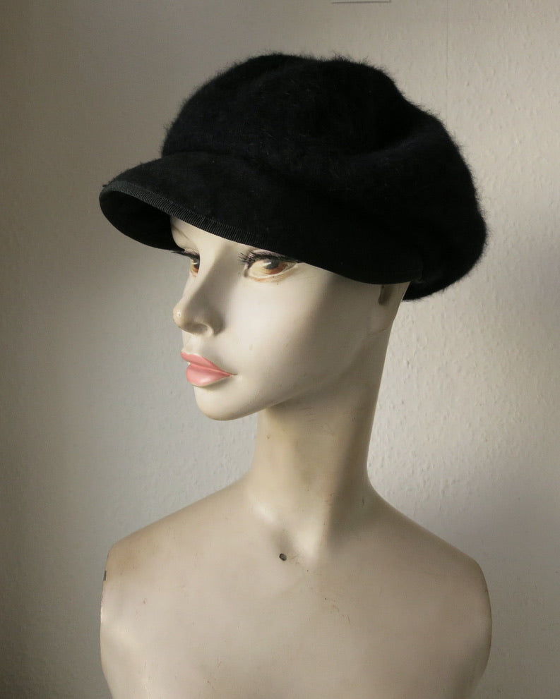 Alberta Ferretti angora cap