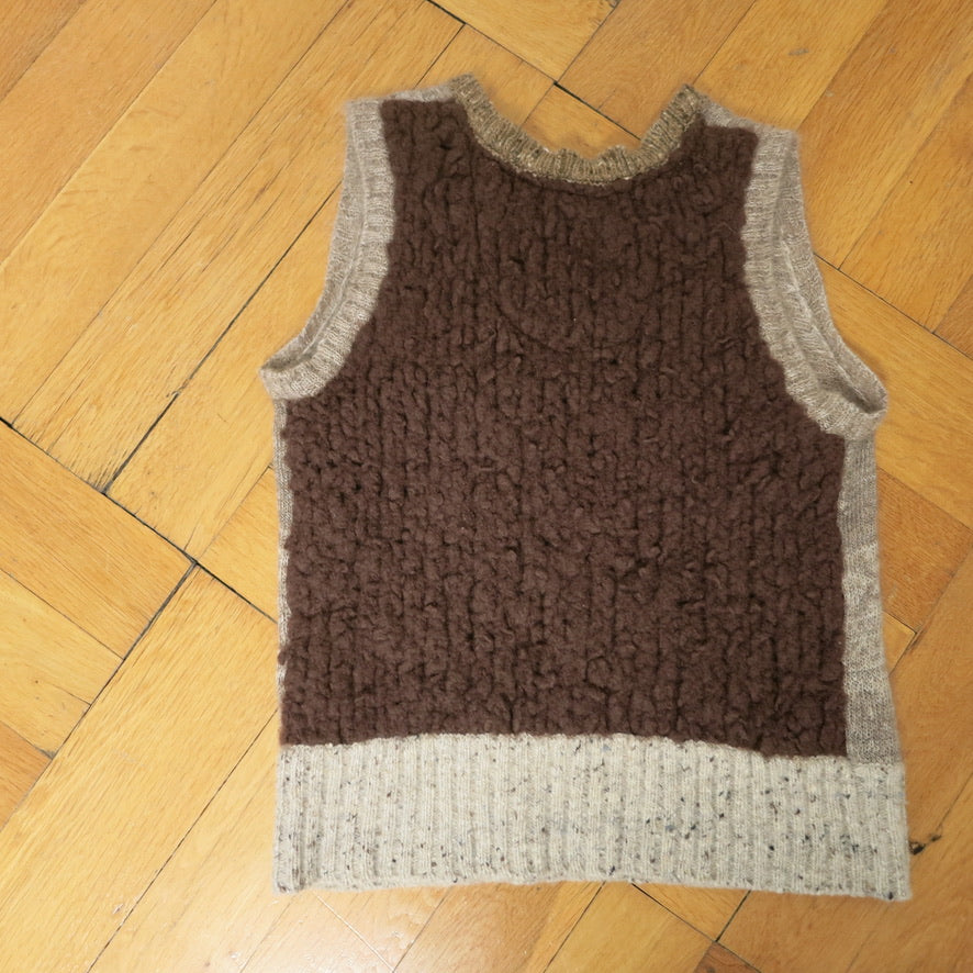 Cosmic Wonder chunky knit vest