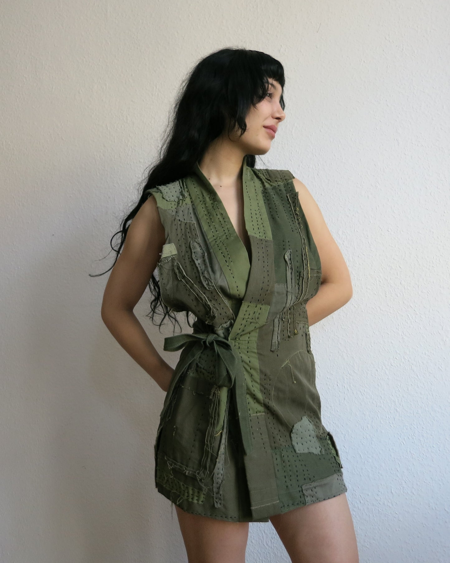 michael remnants vest/dress
