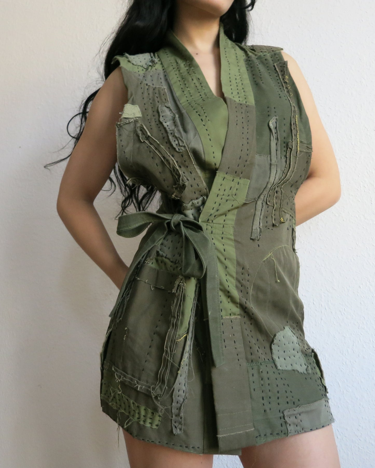 michael remnants vest/dress