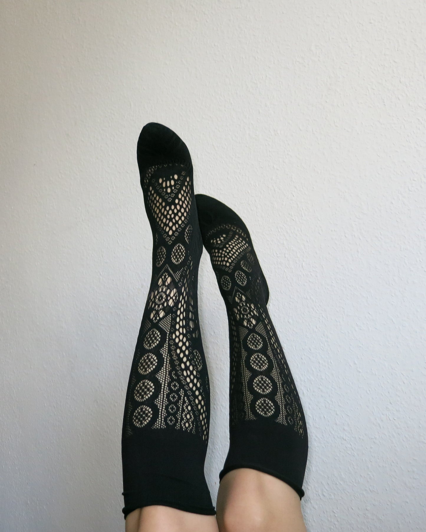 Sexy heels with incorporated socks