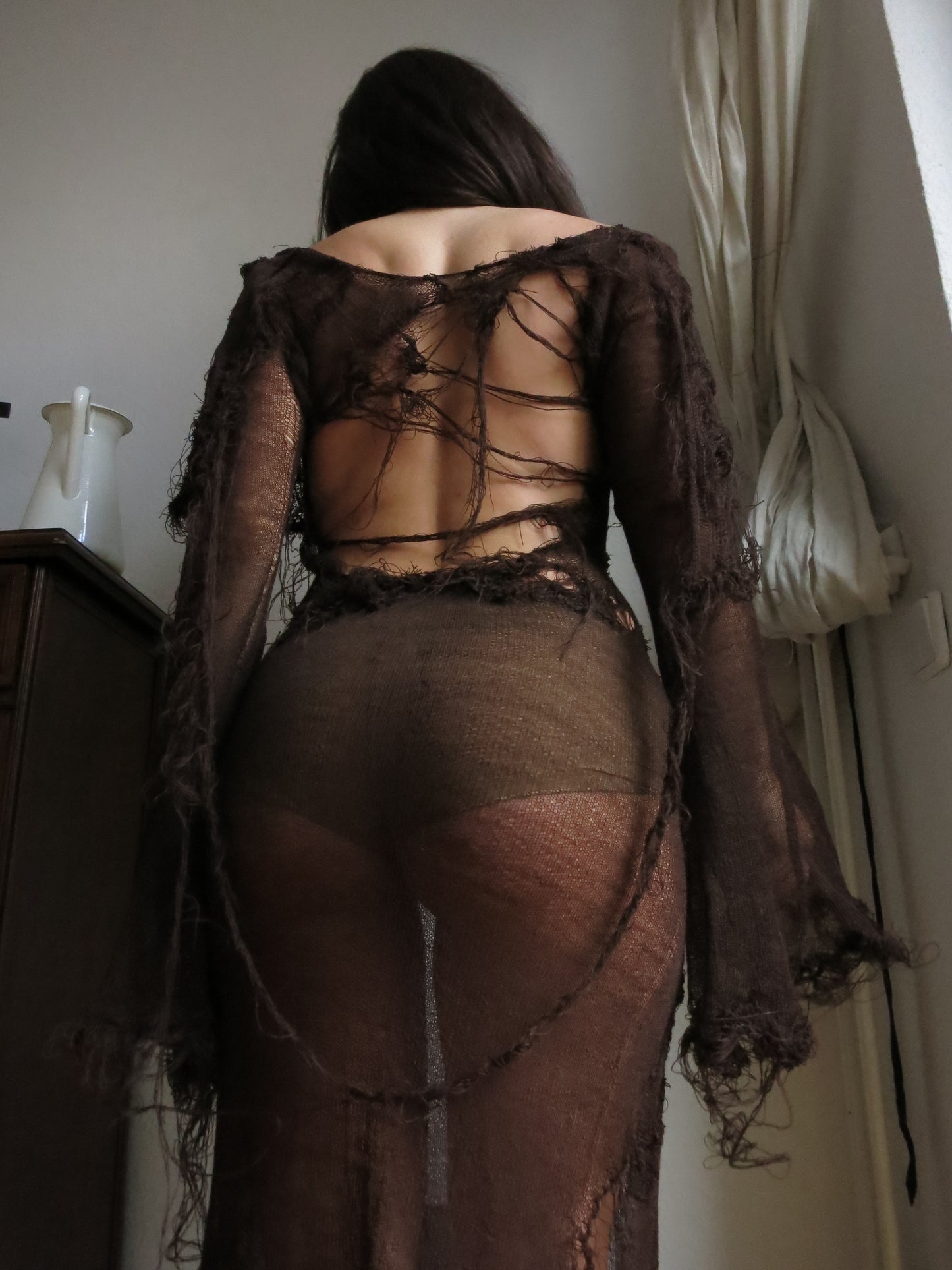 Annina brown dress