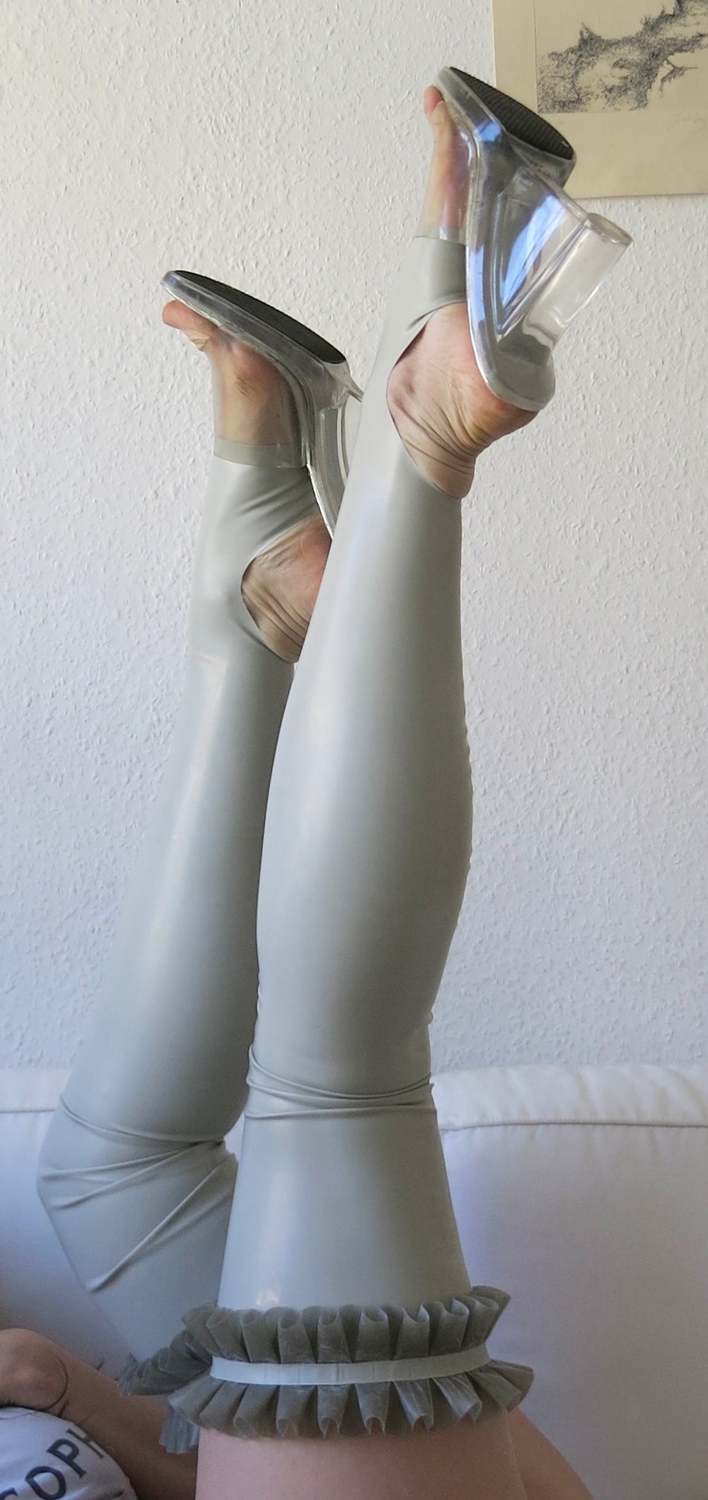 g.b.g.b latex stockings
