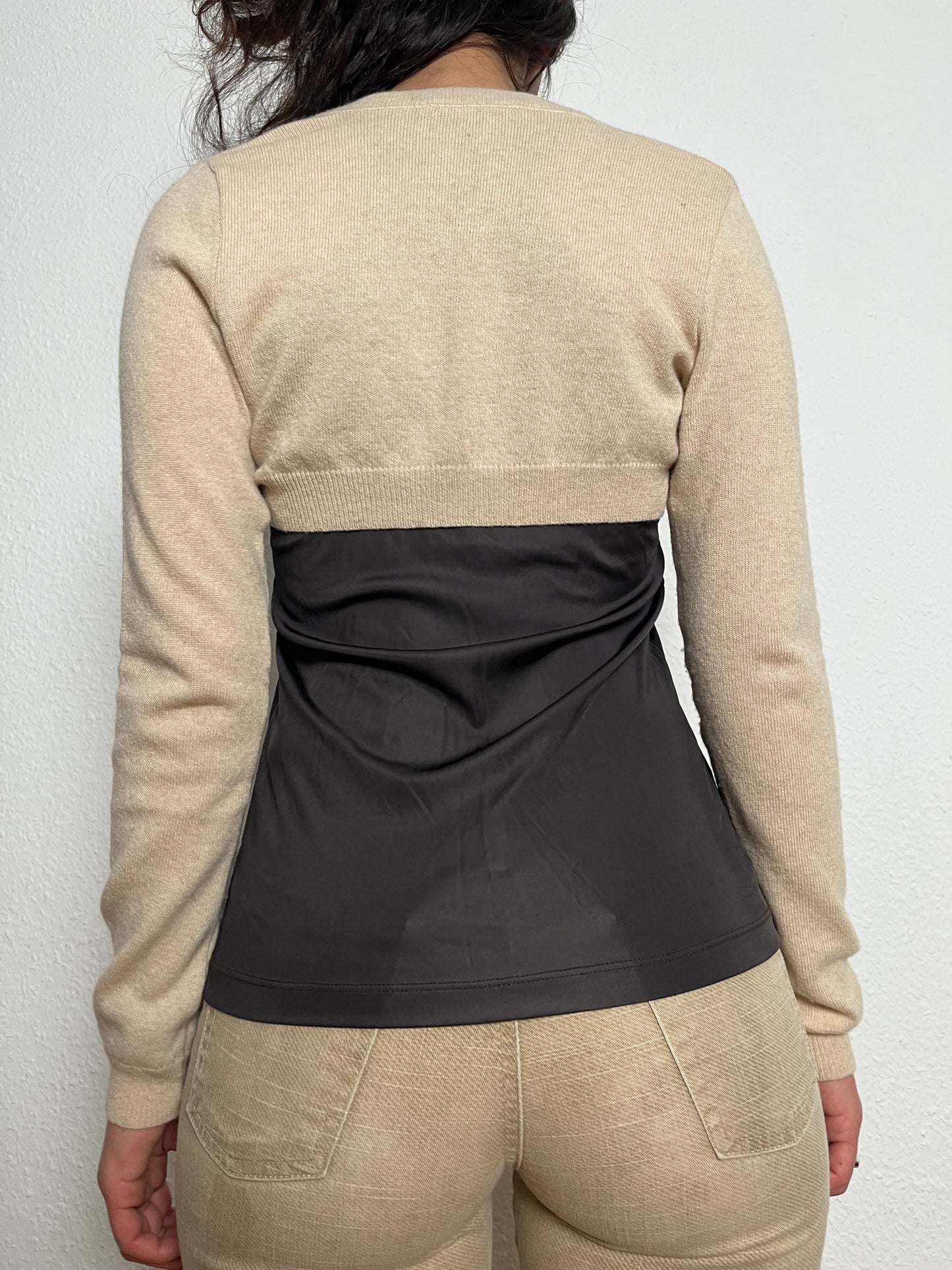 Beige cachemire bolero