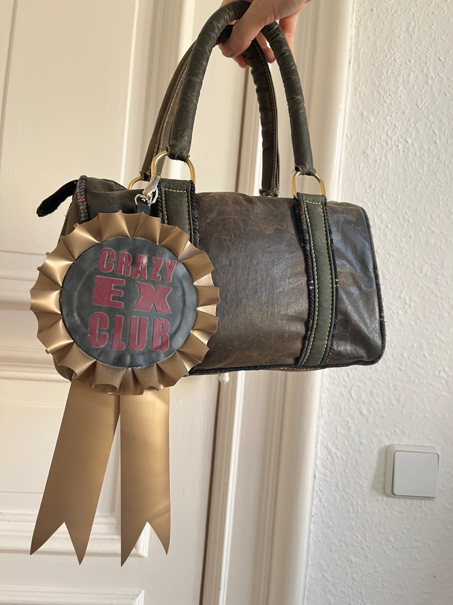 g.b.g.b crazy ex club latex keychain