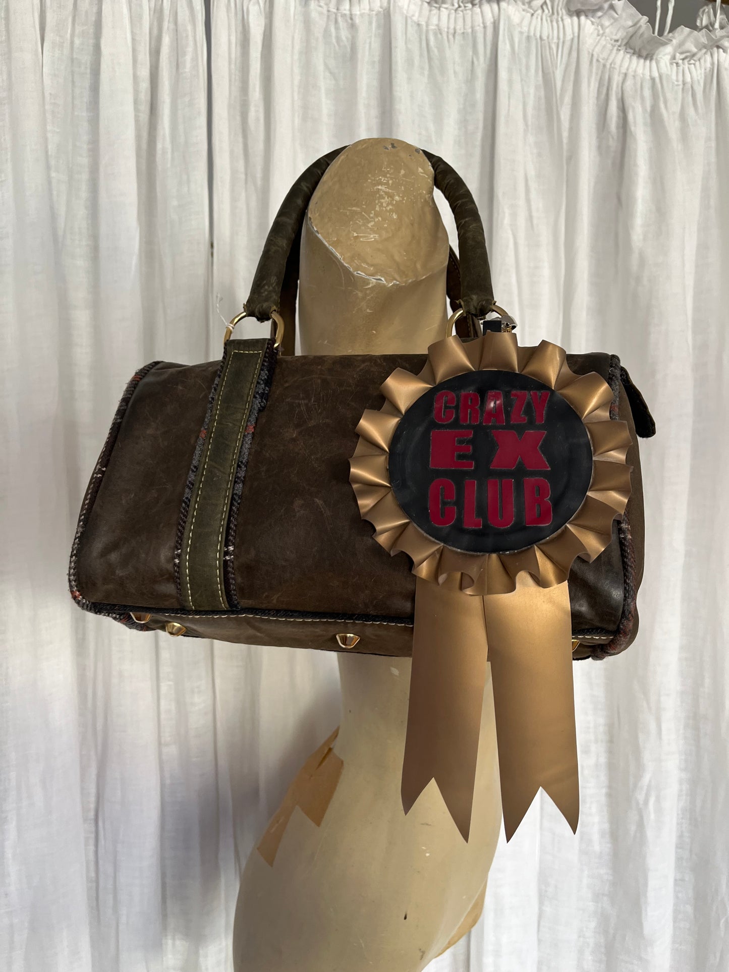 g.b.g.b crazy ex club latex keychain