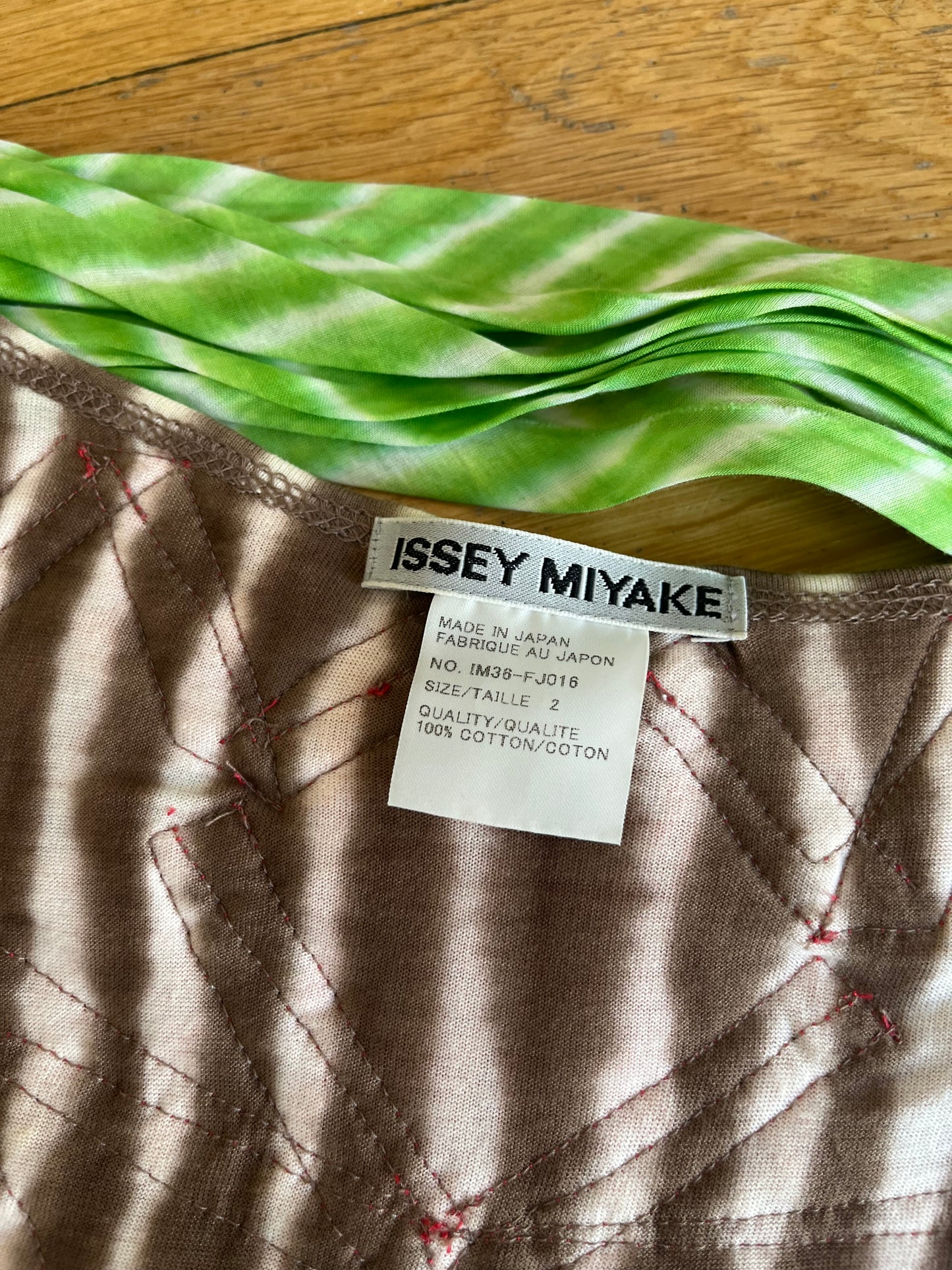 Issey Miyake strawberry corset top, spring/summer 2003