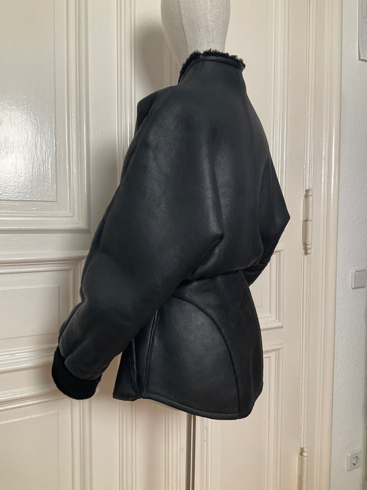 Vintage Thierry Mugler shearling jacket