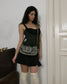 Romantic silk corset