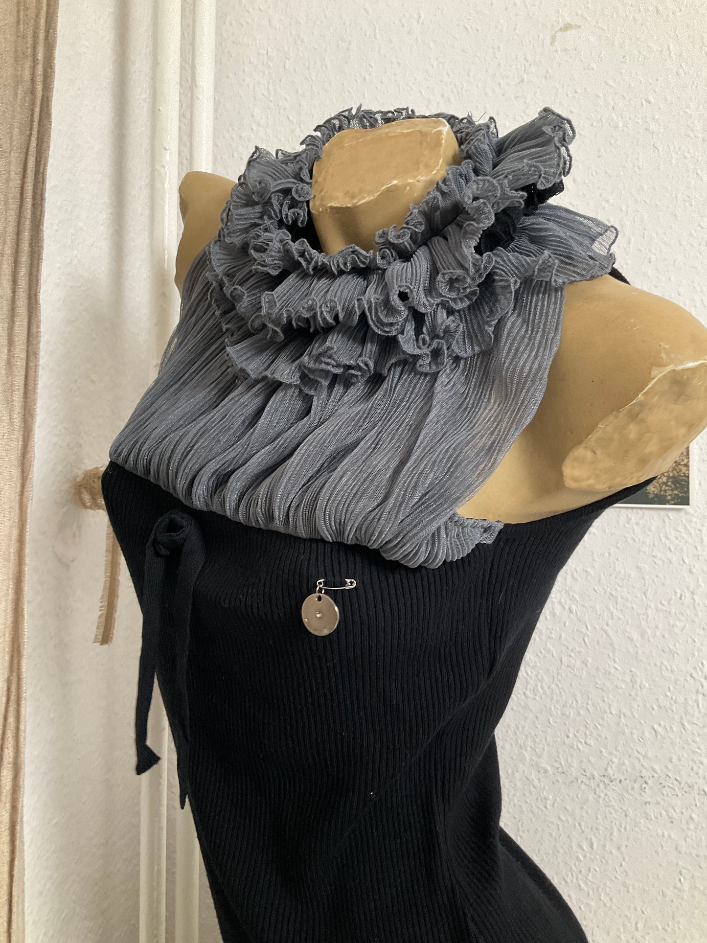 Festive ruffled top