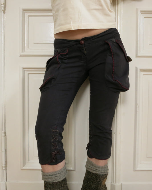 Pirate pants with lacing