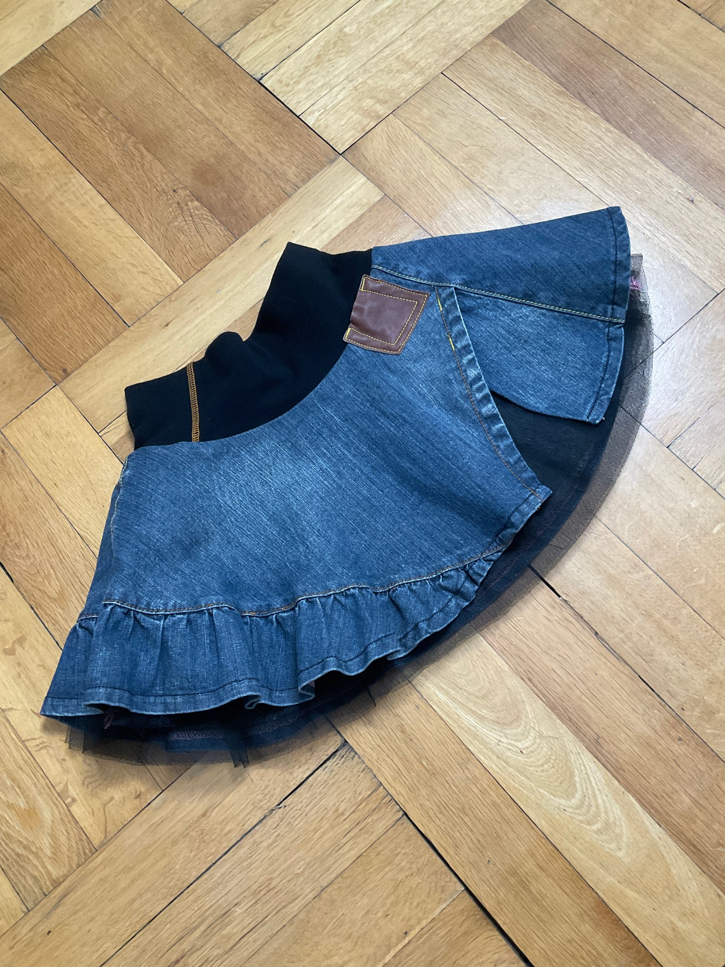 Denim tutu skirt