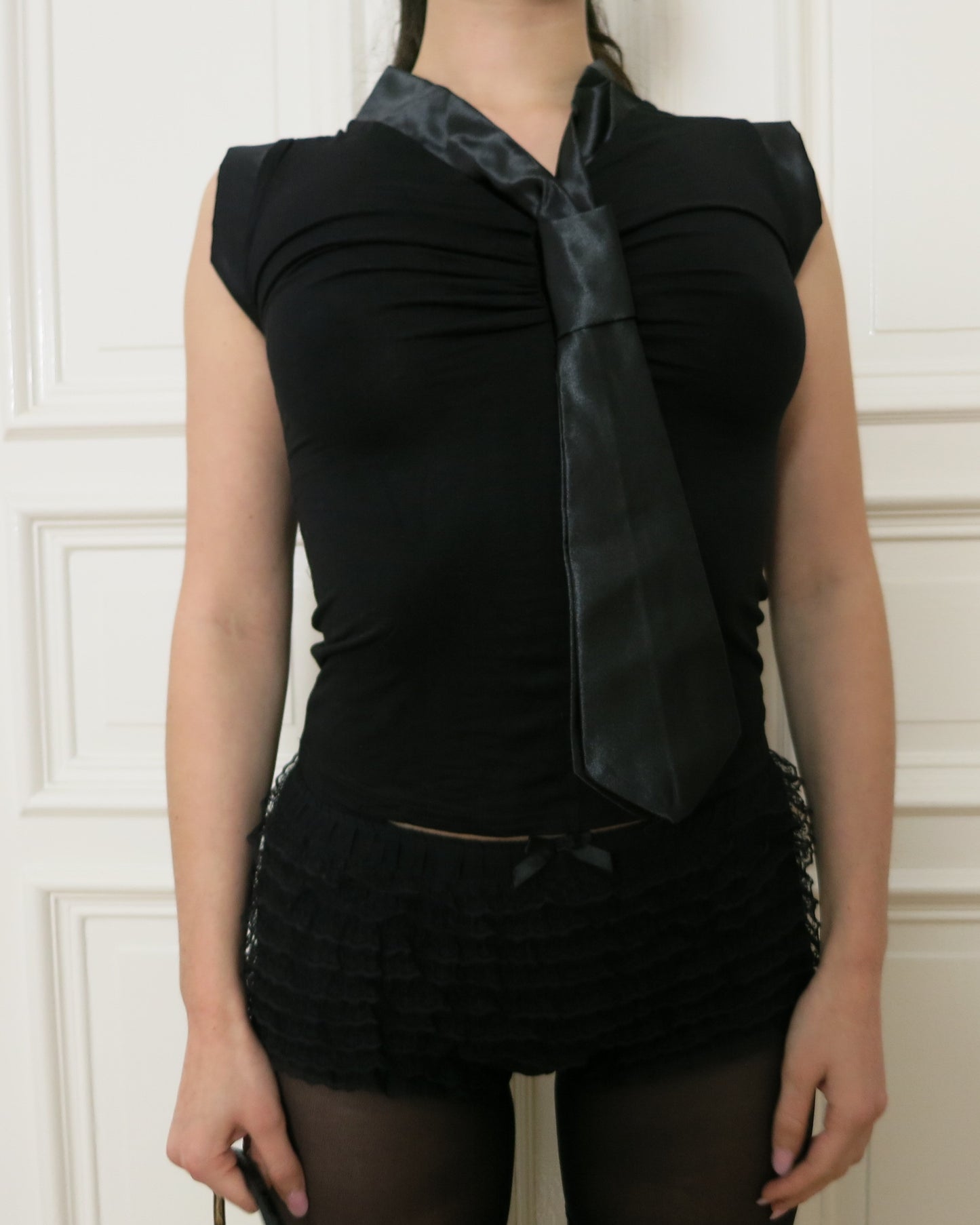 Office top with tie